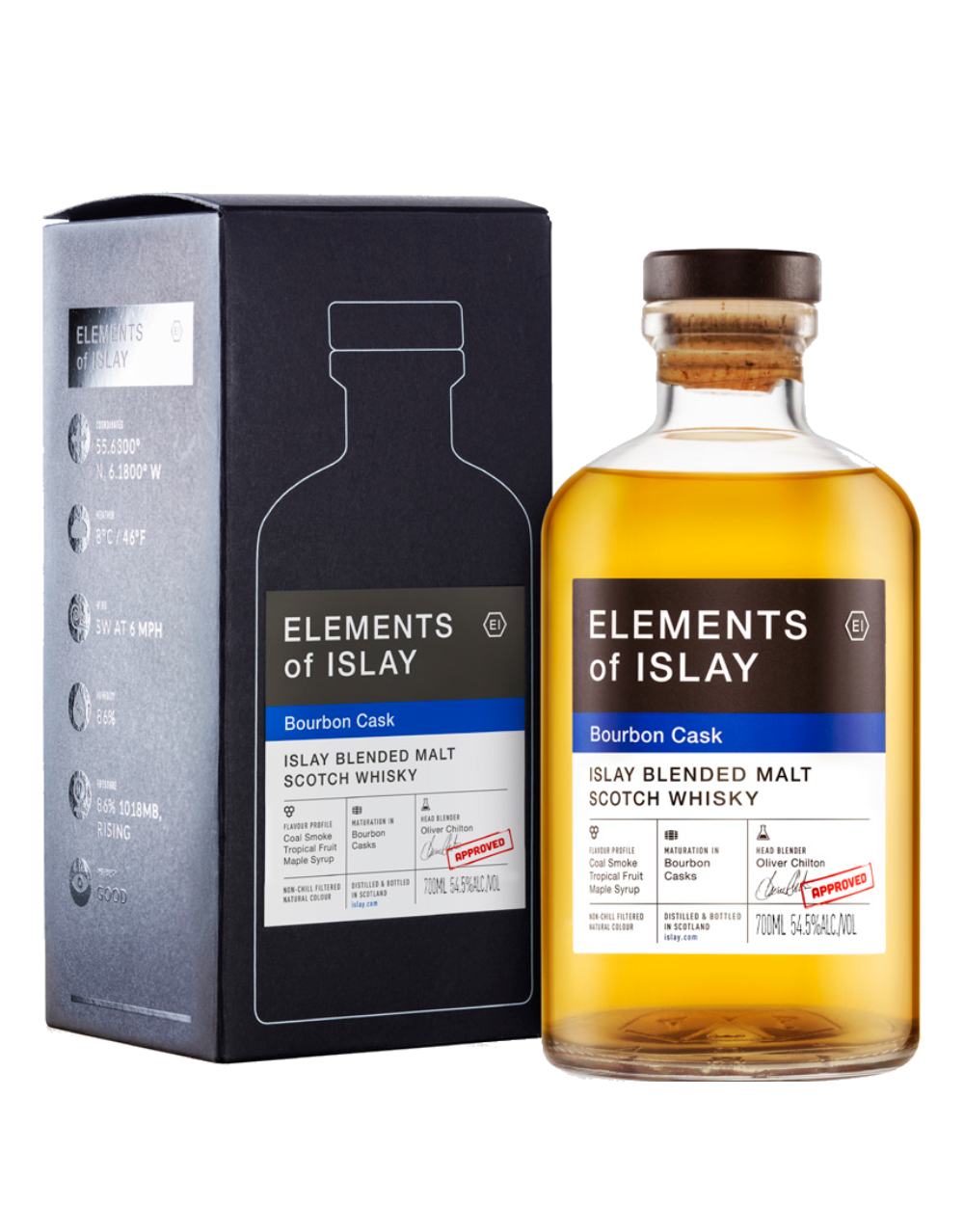 ELEMENTS OF ISLAY BOURBON CASK SCOTCH WHISKY 700 ML