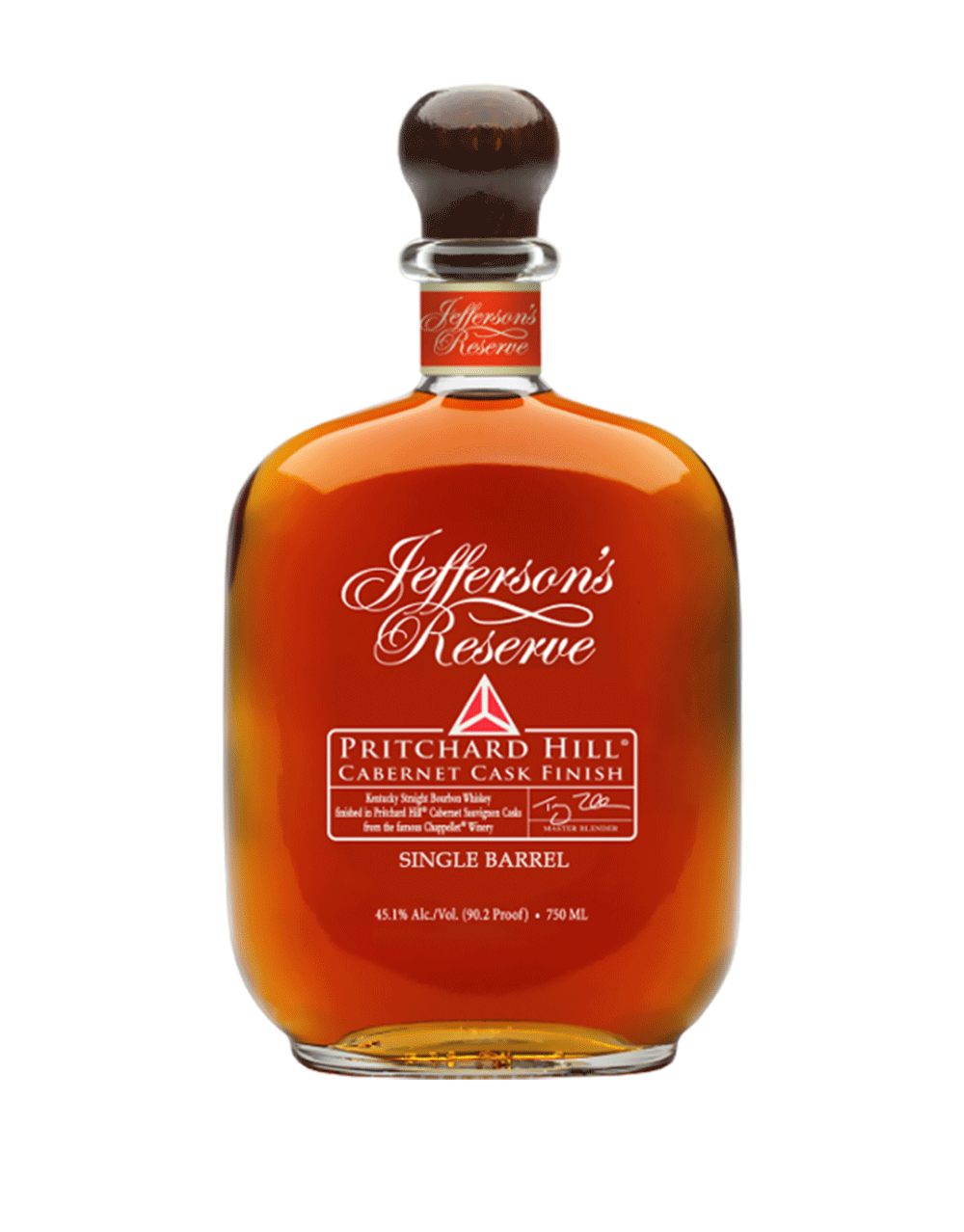 JEFFERSON'S PRITCHARD HILL® CABERNET CASK SINGLE BARREL BOURBON WHISKEY S1B7 750 ML