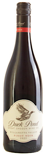 Duck Pond Oregon Pinot Noir 2022  Front Bottle Shot