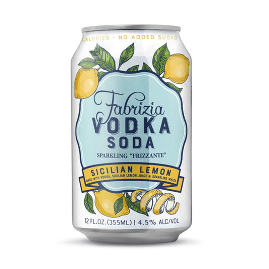 Fabrizia Soda Sicilian Lemon 4/355ml