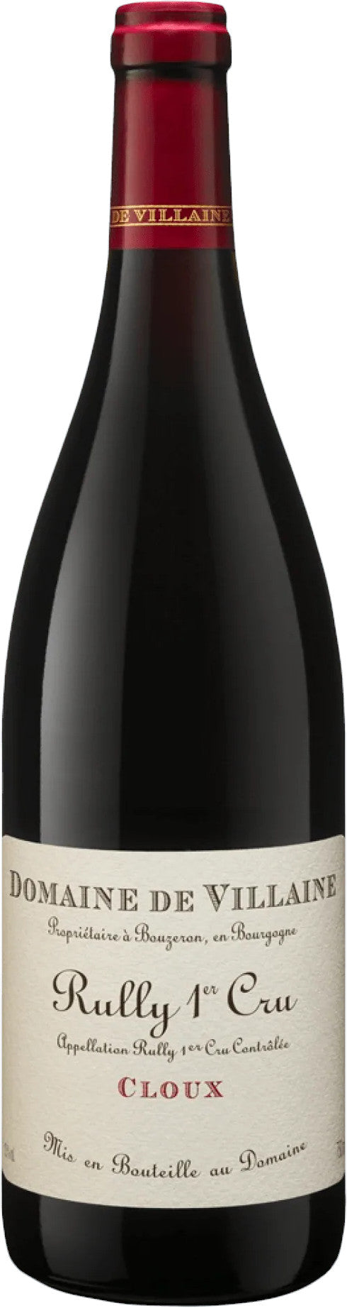 Domaine de Villaine Rully Les Cloux Rouge 2021  Front Bottle Shot