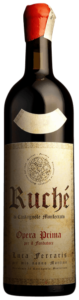 Ferraris Opera Prima Ruche di Castagnole Monferrato Riserva 2020  Front Bottle Shot