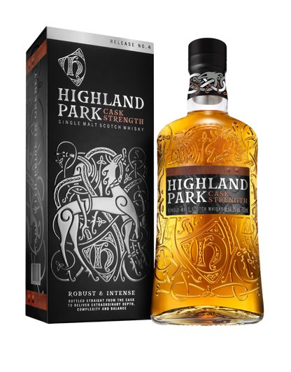 HIGHLAND PARK CASK STRENGTH SINGLE MALT SCOTCH RELEASE 4 750 ML