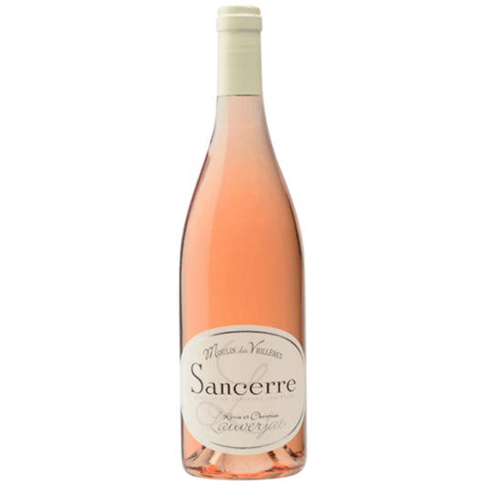 Karine Lauverjat Sancerre Rose 2024  Front Bottle Shot