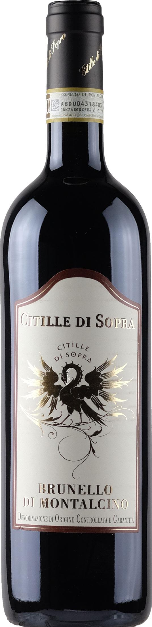 Citille di Sopra Brunello di Montalcino 2018  Front Bottle Shot