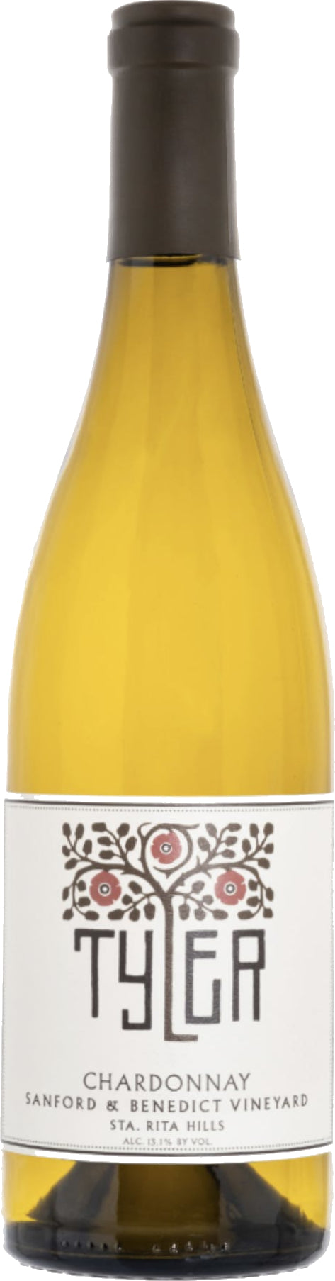 Tyler Winery Sanford and Benedict Chardonnay 2021  Front Bottle Shot
