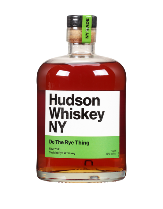 HUDSON NY STRAIGHT RYE WHISKEY - DO THE RYE THING STRAIGHT RYE 750 ML