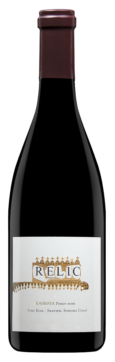 Relic Wine Cellars Kashaya Pinot Noir 2019  Front Bottle Shot