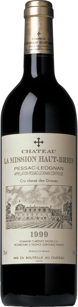 Chateau La Mission Haut-Brion  1999  Front Bottle Shot