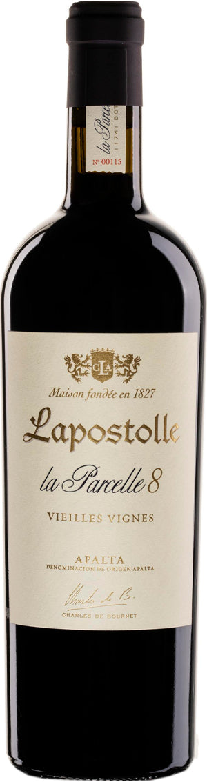 Lapostolle Apalta La Parcelle 8 Cabernet Sauvignon 2021  Front Bottle Shot