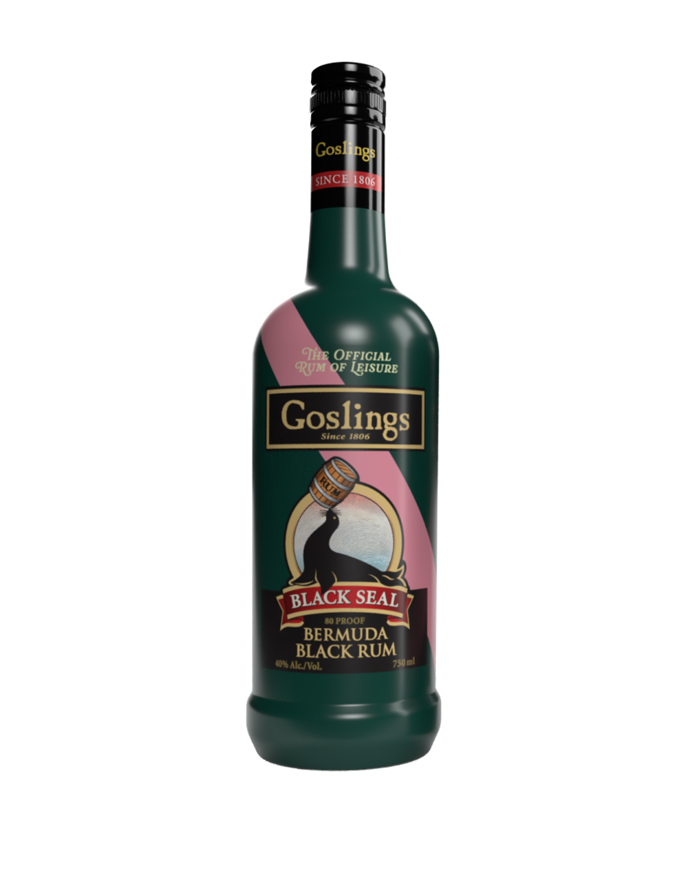 GOSLINGS BLACK SEAL RUM LEISURE BOTTLE 750 ML
