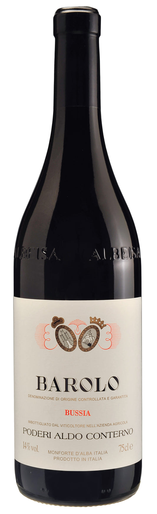 Aldo Conterno Barolo Bussia 2020  Front Bottle Shot