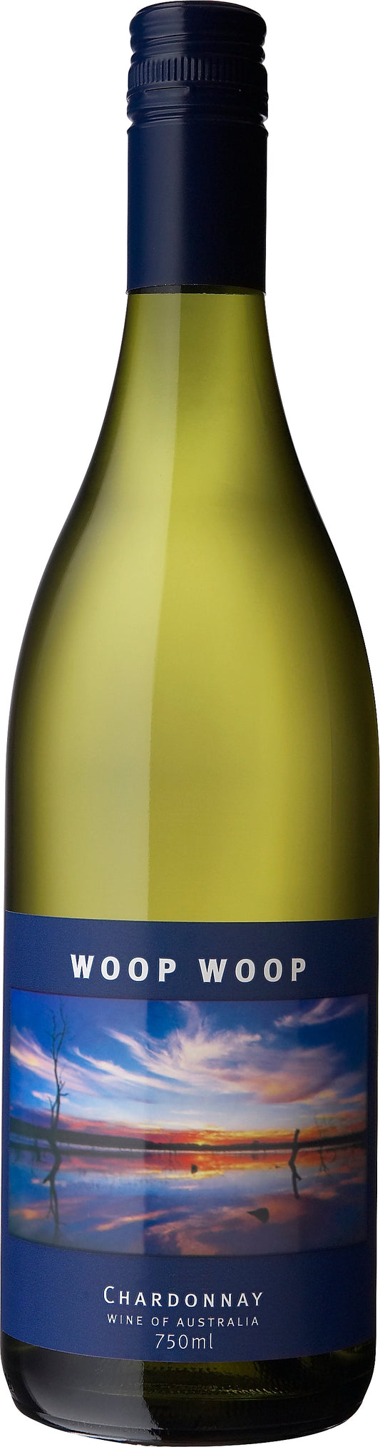Woop Woop Chardonnay 2020  Front Bottle Shot