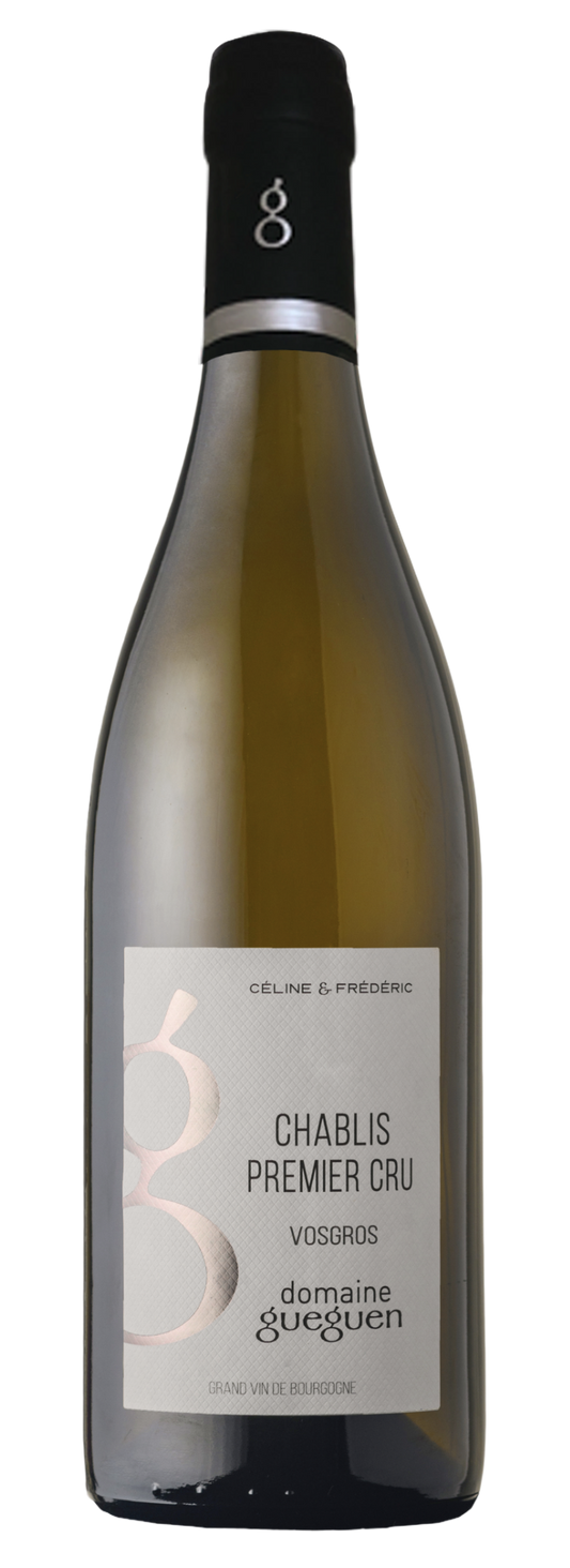 Domaine Frederic & Celine Gueguen Chablis Vosgros Premier Cru 2020  Front Bottle Shot