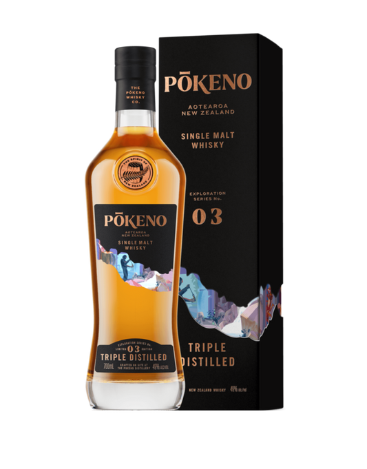 PŌKENO EXPLORATION SERIES TRIPLE DISTILLED WHISKY 700 ML