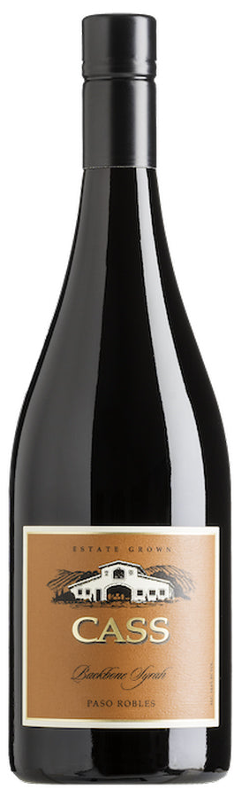 Cass Winery Backbone Syrah 2021  Front Bottle Shot