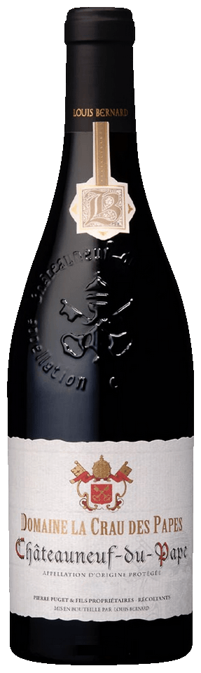 Louis Bernard La Crau des Papes Chateauneuf-du-Pape 2020  Front Bottle Shot