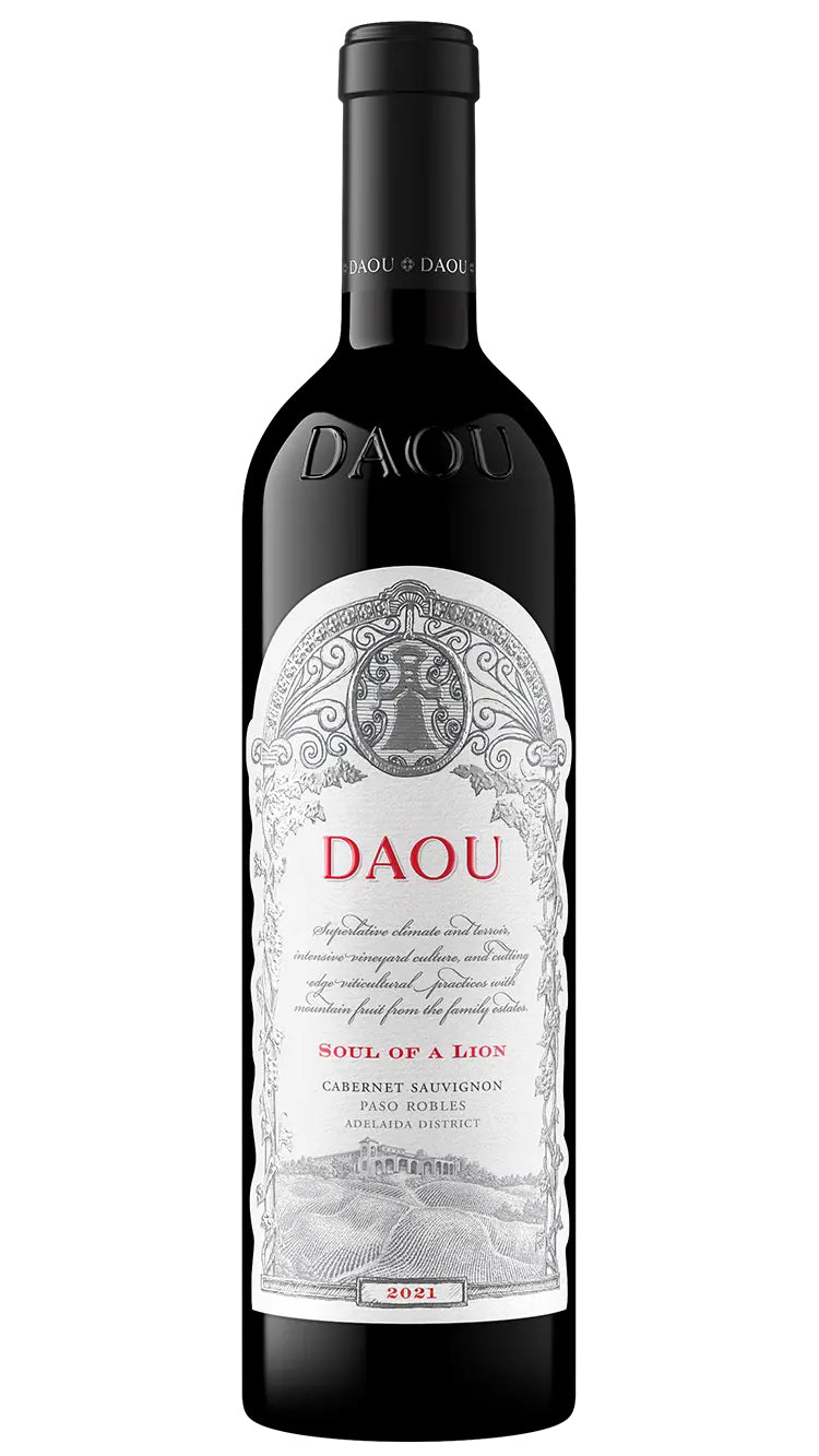 DAOU Soul of a Lion Cabernet Sauvignon 2021  Front Bottle Shot