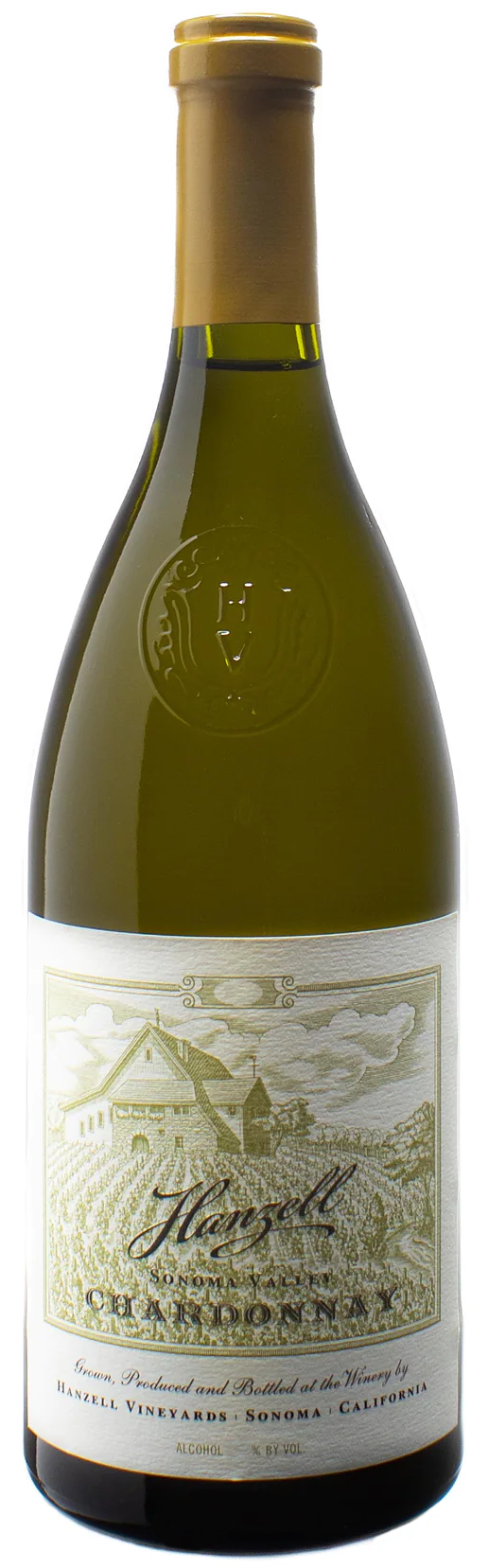 Hanzell Chardonnay 2018  Front Bottle Shot