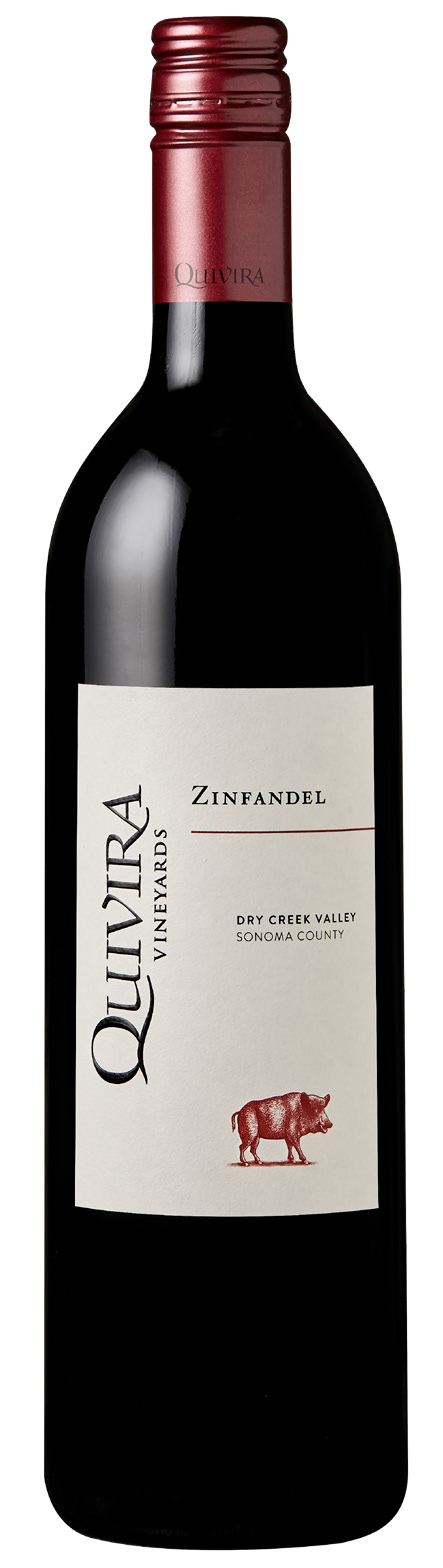 Quivira Dry Creek Valley Zinfandel 2020  Front Bottle Shot