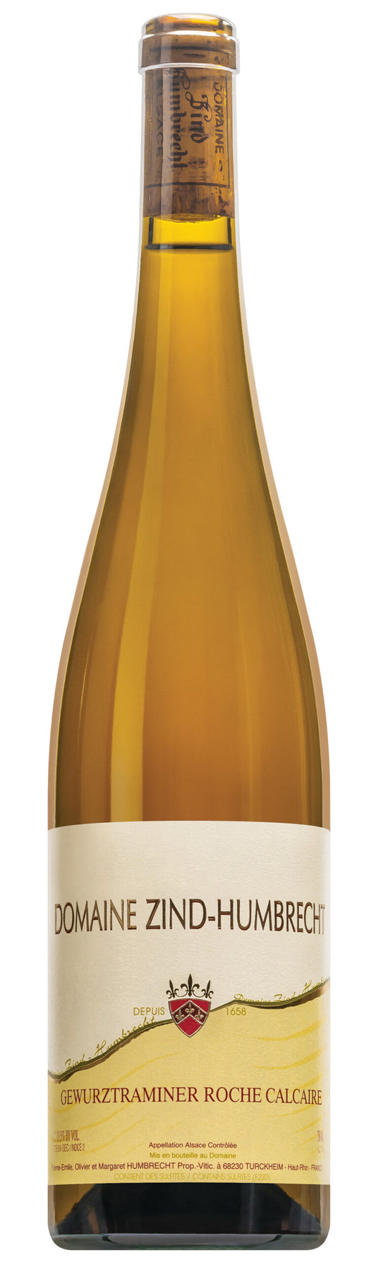 Zind-Humbrecht Roche Calcaire Gewurztraminer 2022  Front Bottle Shot