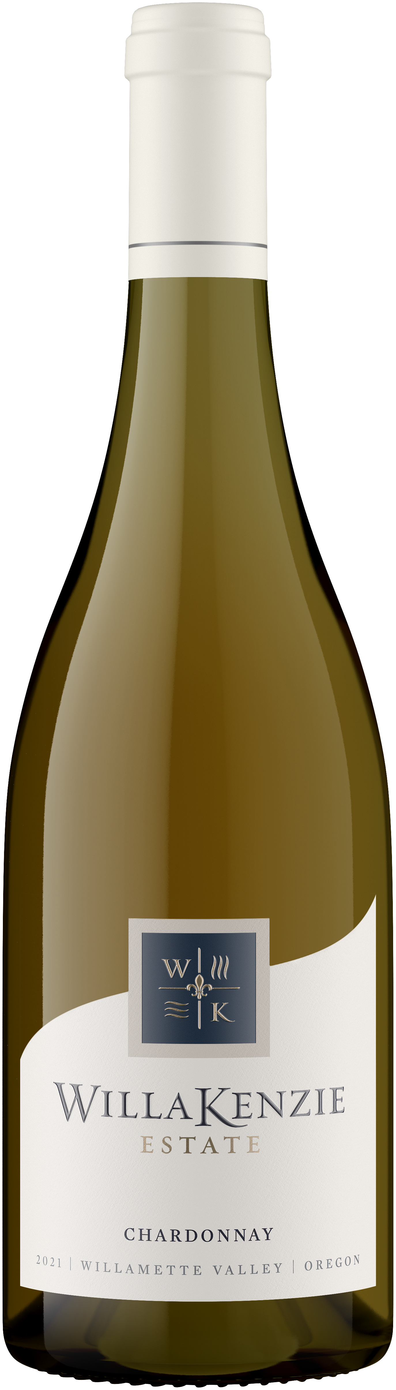 WillaKenzie Estate Chardonnay 2021  Front Bottle Shot
