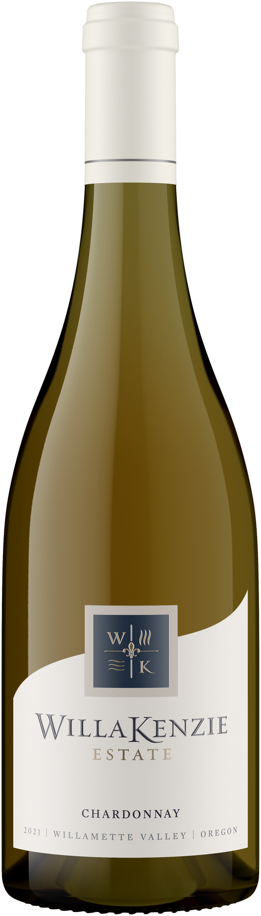 WillaKenzie Estate Chardonnay 2021  Front Bottle Shot
