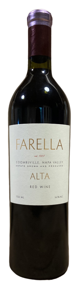 Farella Alta Red Blend 2017  Front Bottle Shot