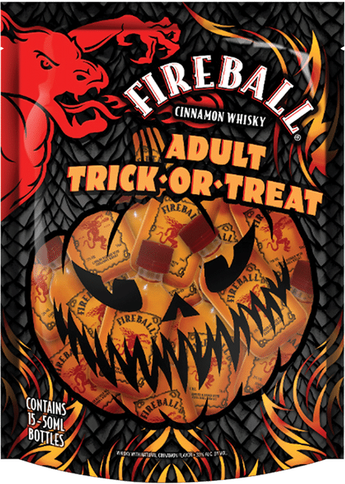 Fireball Cinnamon Whiskey Trick or Treat Bag
