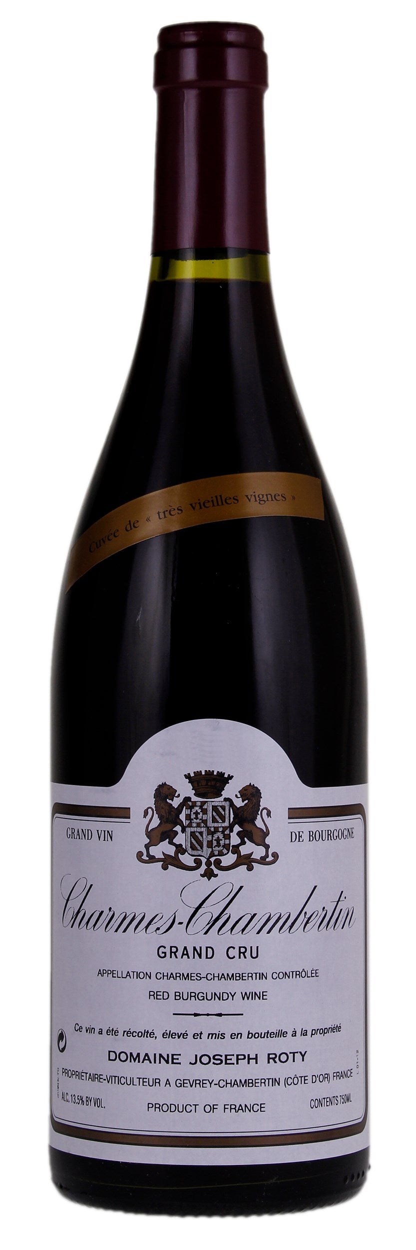 Domaine Joseph Roty Charmes-Chambertin Grand Cru 2017 Front Bottle Shot
