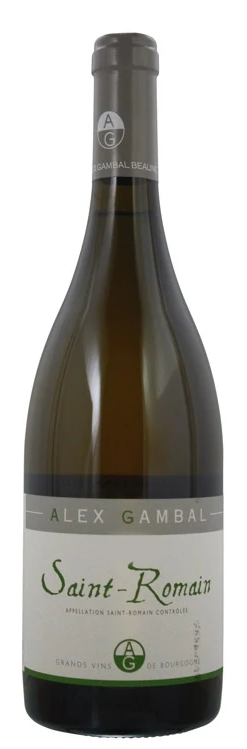 Alex Gambal St-Romain Blanc 2018  Front Bottle Shot