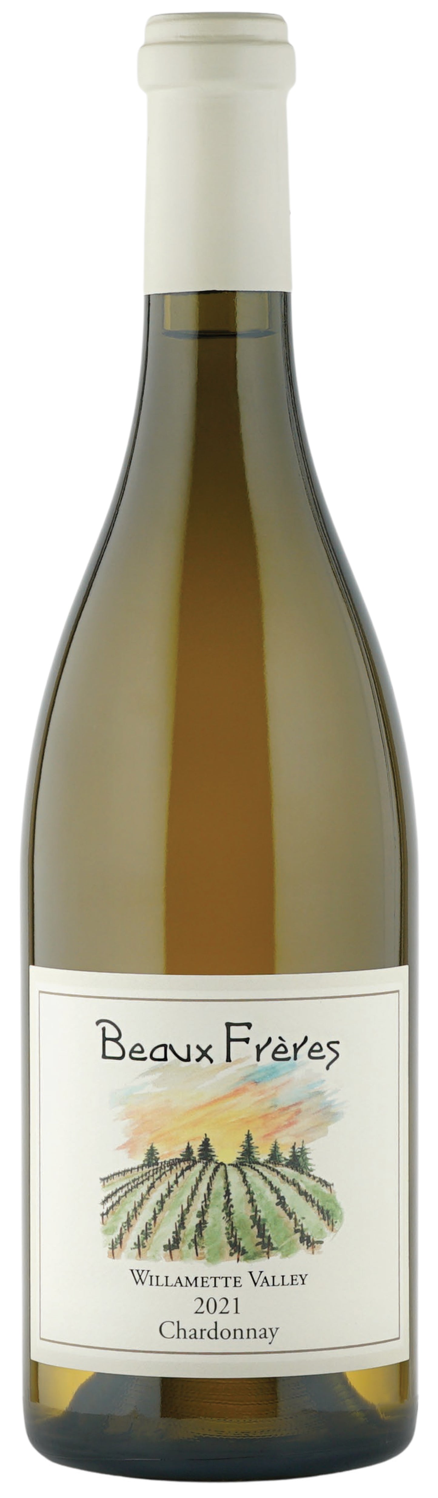 Beaux Freres Willamette Valley Chardonnay 2021  Front Bottle Shot