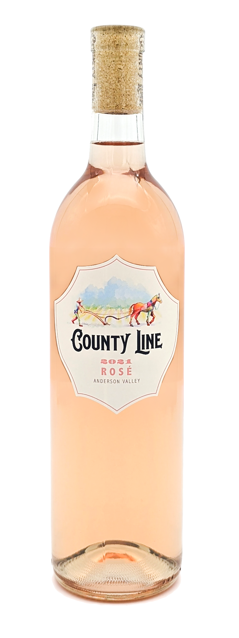 County Line Rose 2021  Front Bottle Shot
