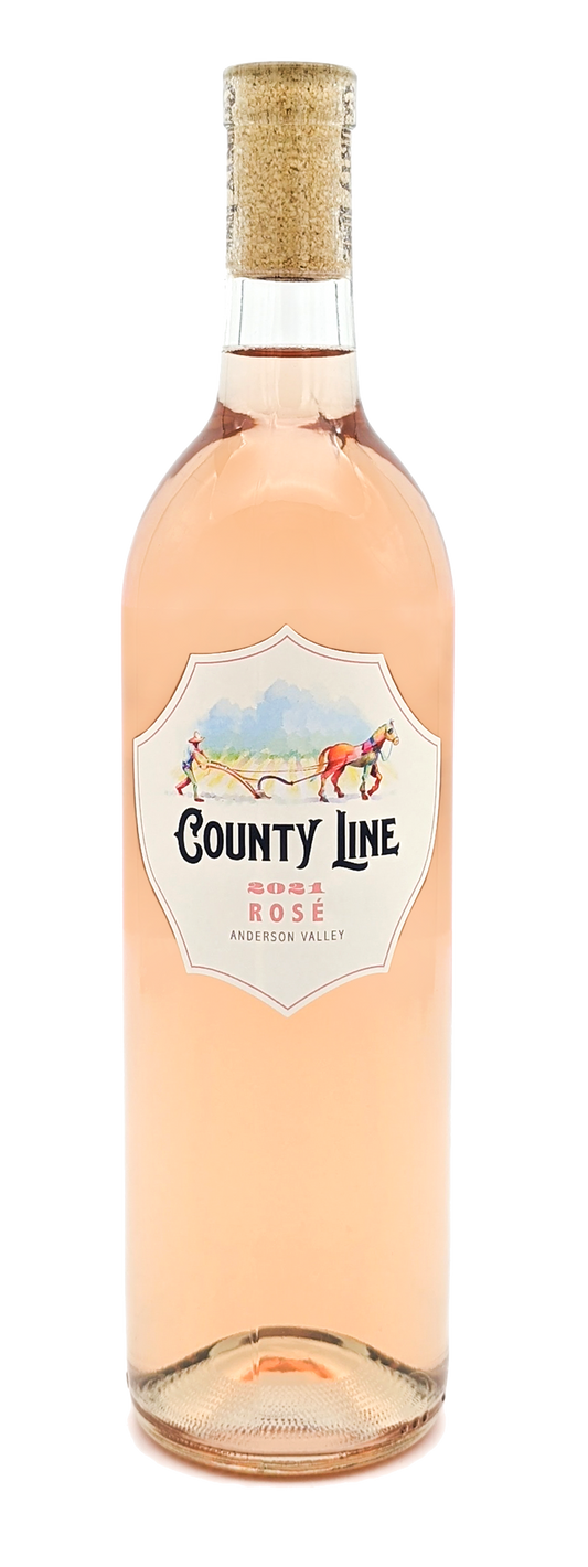 County Line Rose 2021  Front Bottle Shot