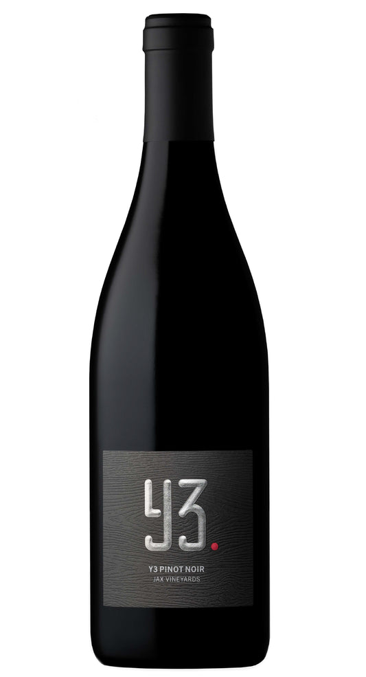 Jax Vineyards Y3 Pinot Noir 2023  Front Bottle Shot