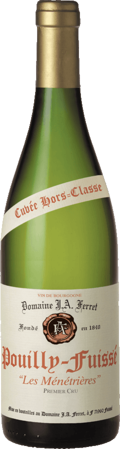 Domaine Ferret Pouilly-Fuisse Les Menetrieres Cuvee Hors Classe Premier Cru 2022  Front Bottle Shot