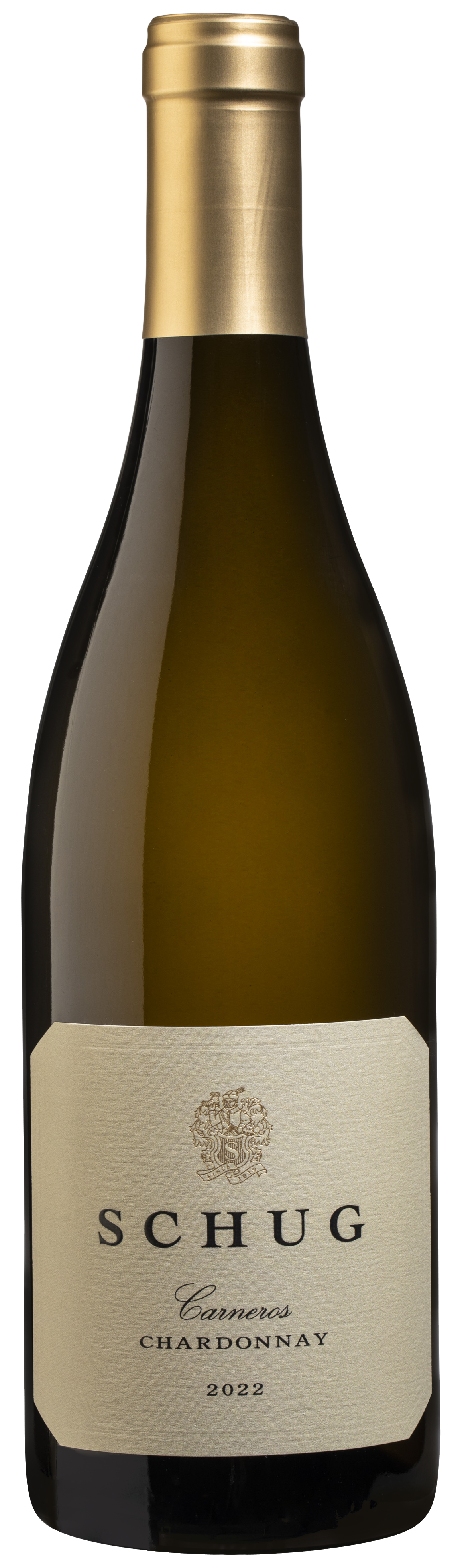 Schug Carneros Chardonnay 2022  Front Bottle Shot