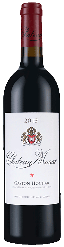 Chateau Musar Lebanon Rouge 2018  Front Bottle Shot