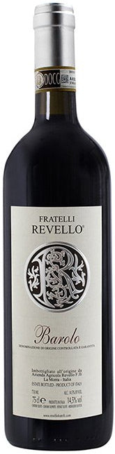 Fratelli Revello Barolo 2020  Front Bottle Shot