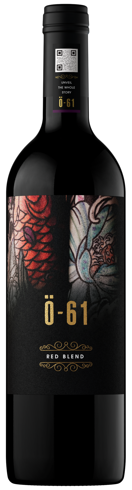 O-61 Red Blend 2022  Front Bottle Shot