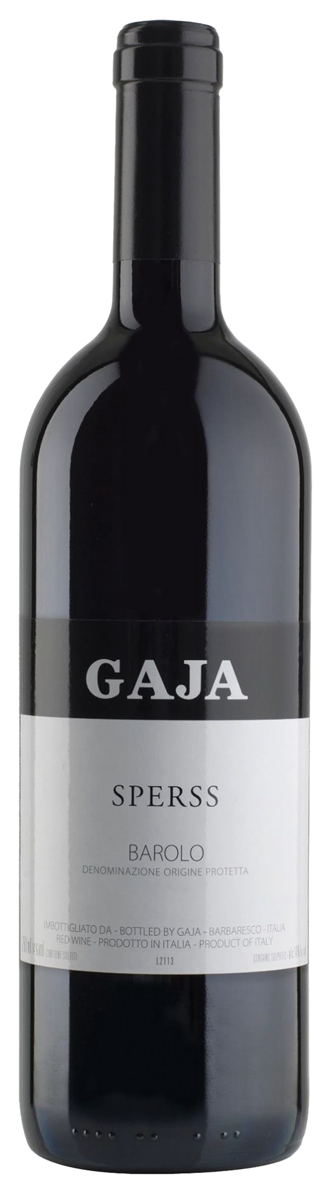 Gaja Sperss Barolo 2020  Front Bottle Shot
