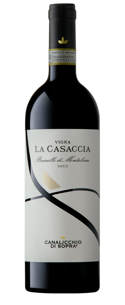 Canalicchio di Sopra Brunello di Montalcino La Casaccia 2019  Front Bottle Shot