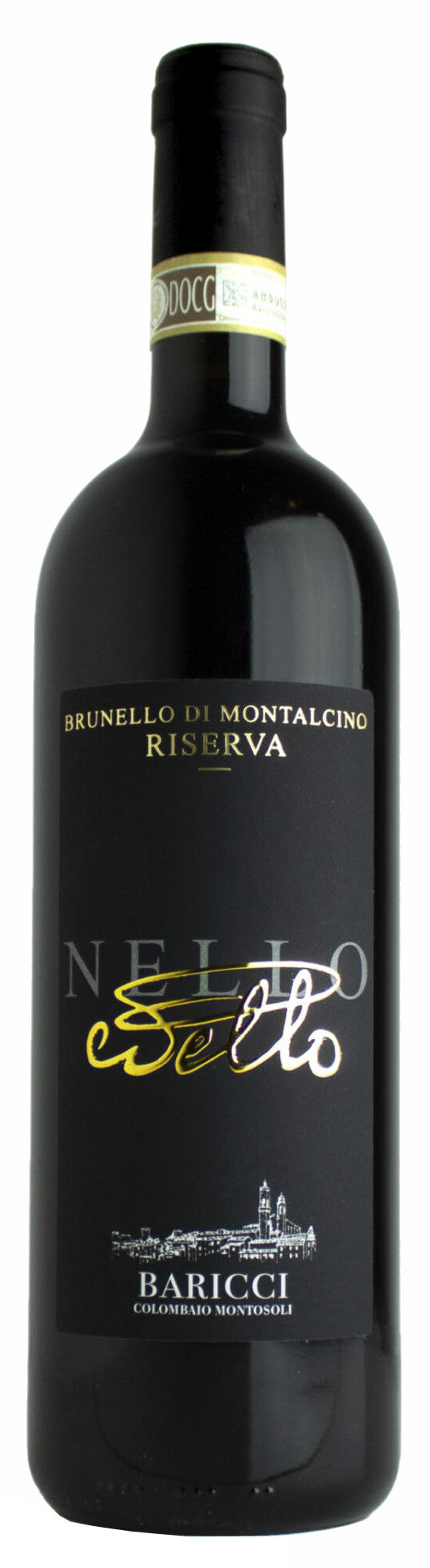 Baricci Montosoli Brunello di Montalcino Nello Riserva 2019  Front Bottle Shot