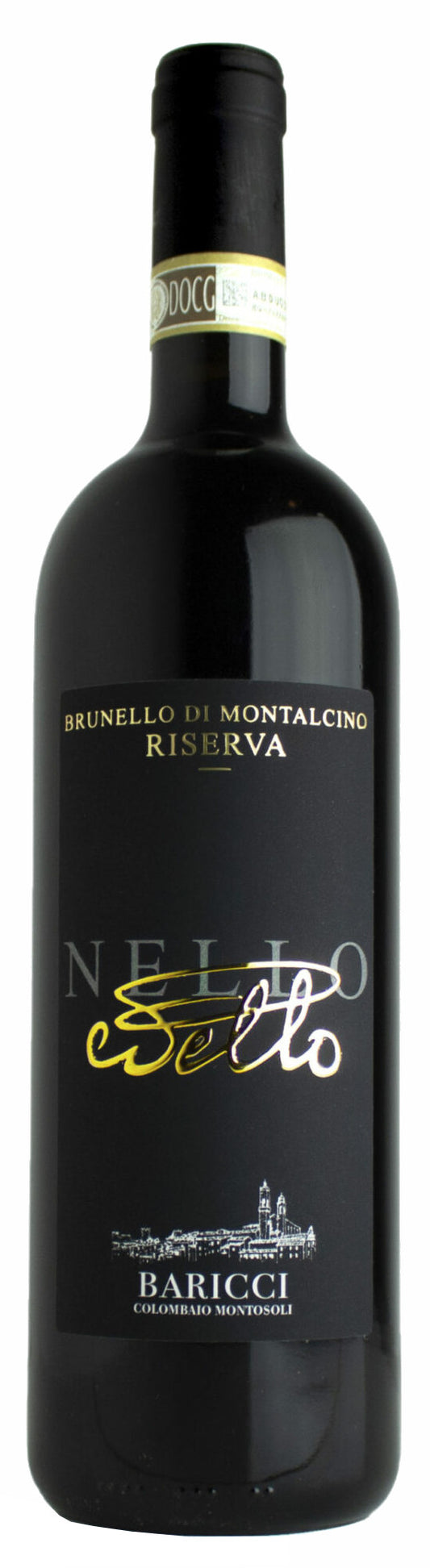 Baricci Montosoli Brunello di Montalcino Nello Riserva 2019  Front Bottle Shot