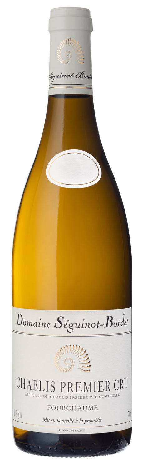 Domaine Seguinot-Bordet Chablis Fourchaume Premier Cru 2023  Front Bottle Shot