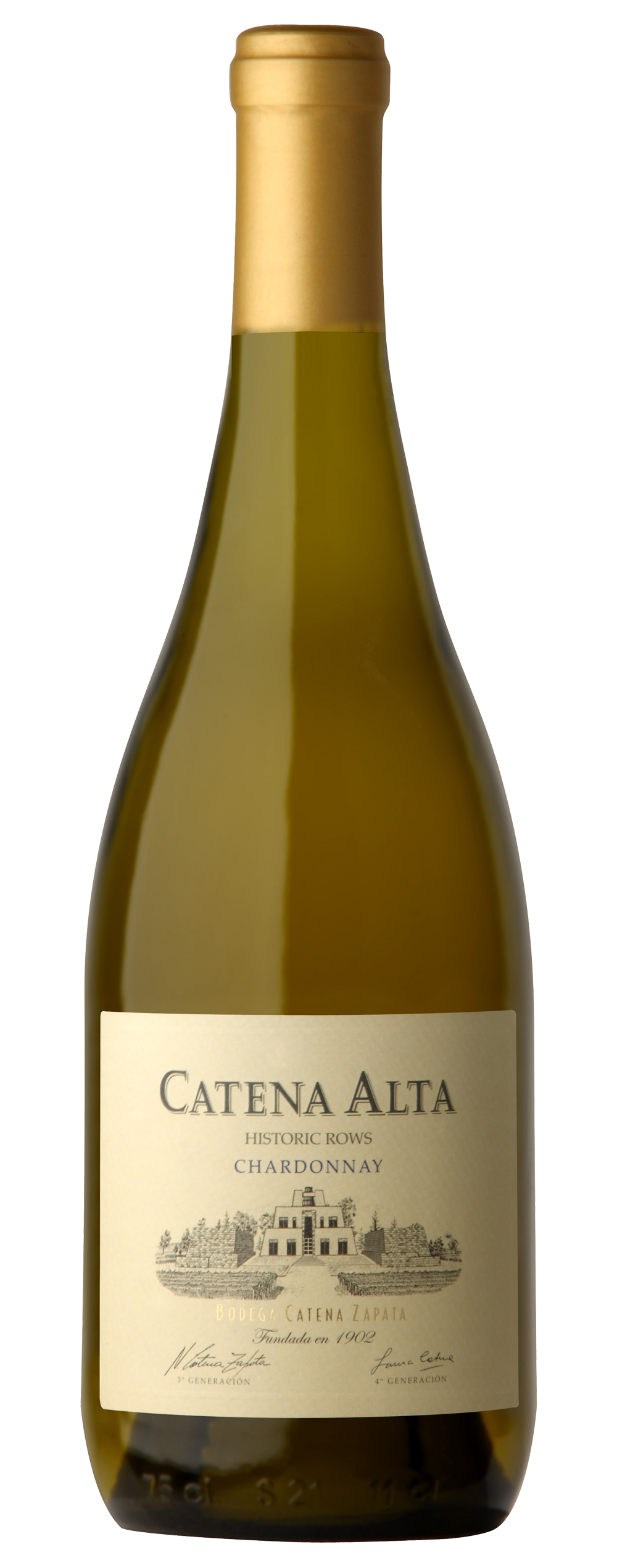 Catena Alta Chardonnay 2022  Front Bottle Shot
