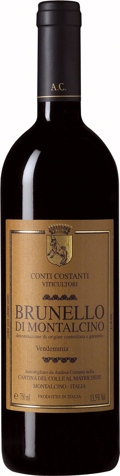 Conti Costanti Brunello di Montalcino 2018  Front Bottle Shot