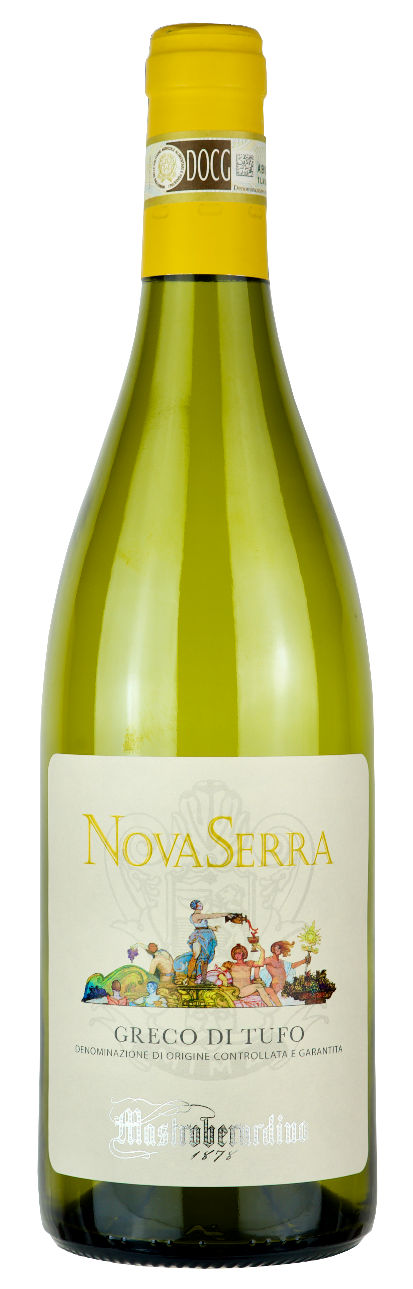 Mastroberardino NovaSerra Greco di Tufo 2022  Front Bottle Shot