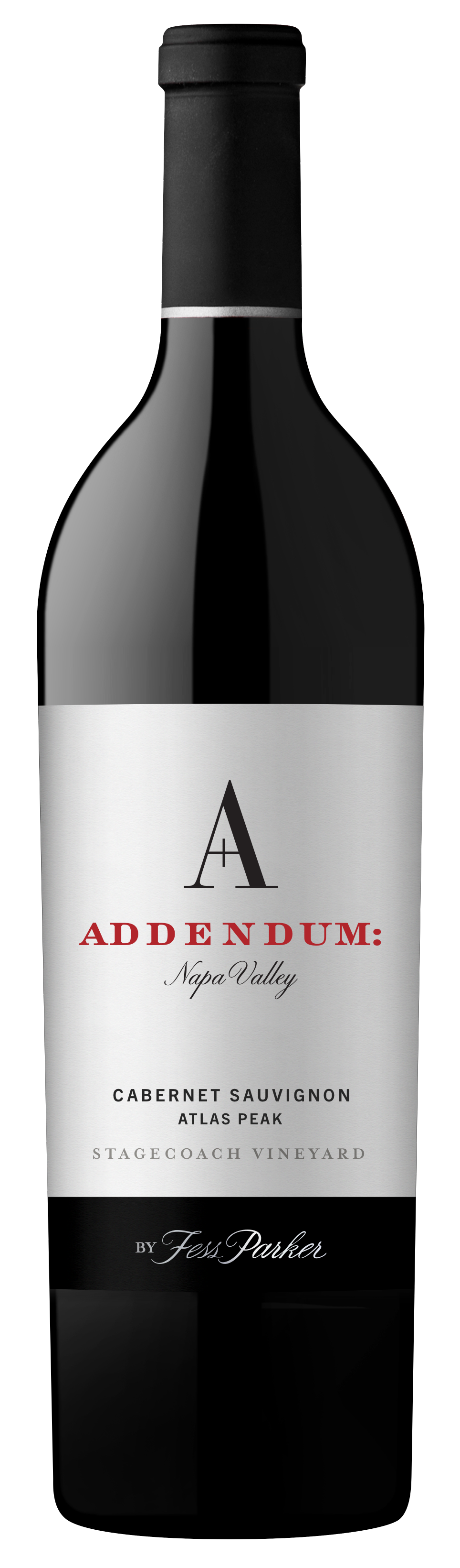 Addendum Stagecoach Vineyard Cabernet Sauvignon 2018  Front Bottle Shot