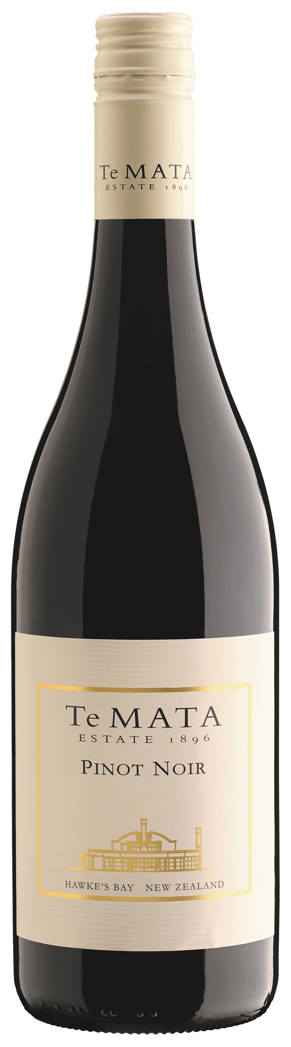 Te Mata Estate Pinot Noir 2021  Front Bottle Shot